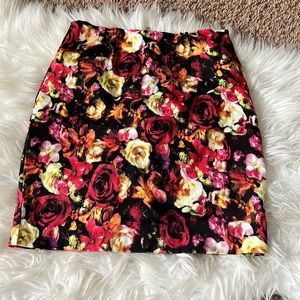 Asos Motel Rock Floral Skirt